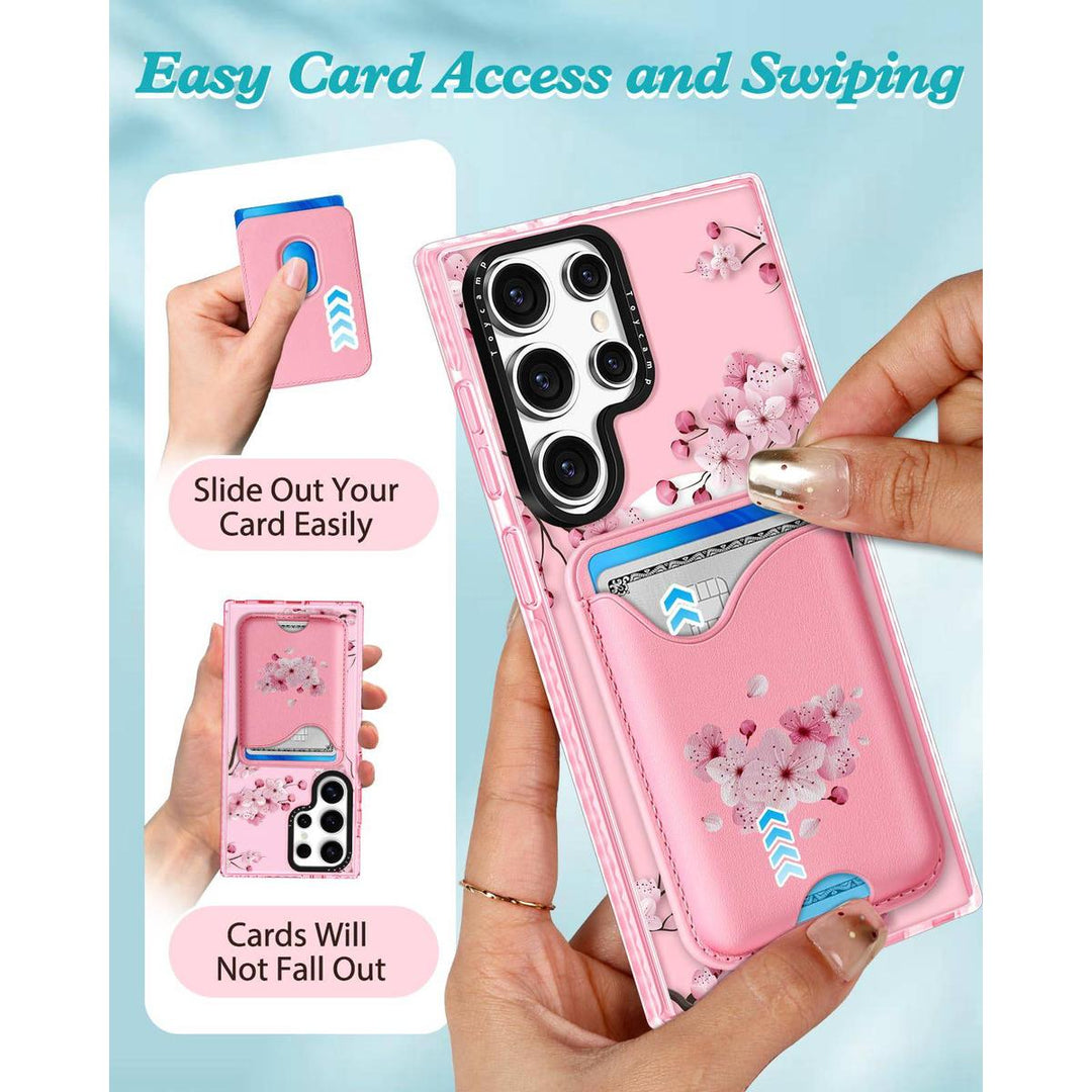 Kawaii Strawberry Galaxy S24 Ultra Wallet Case - DOKUTRONIX