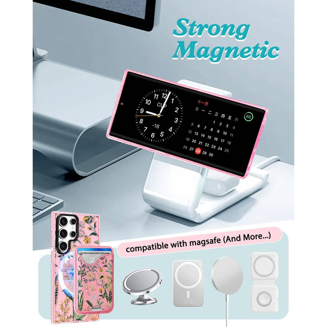 Kawaii Strawberry Galaxy S24 Ultra Wallet Case - DOKUTRONIX