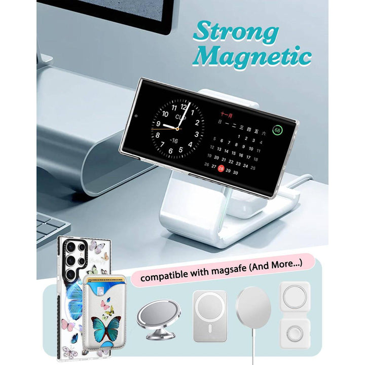 Kawaii Strawberry Galaxy S24 Ultra Wallet Case - DOKUTRONIX