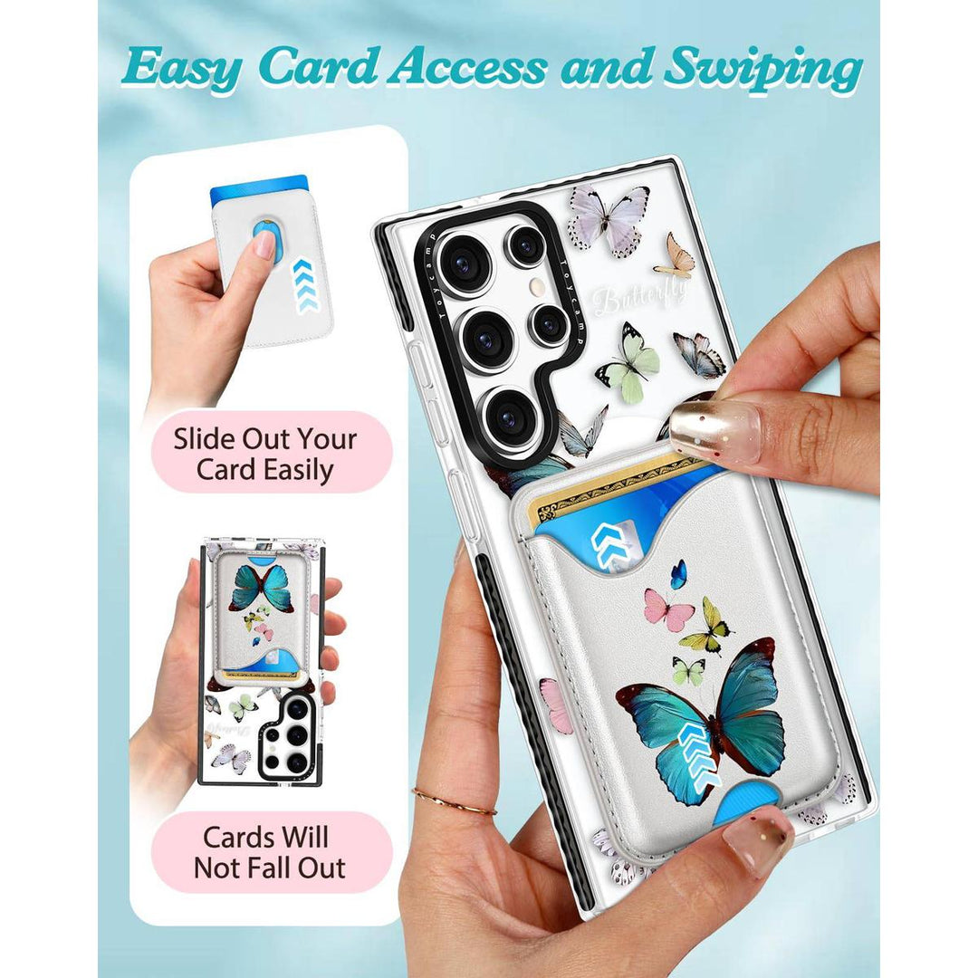 Kawaii Strawberry Galaxy S24 Ultra Wallet Case - DOKUTRONIX