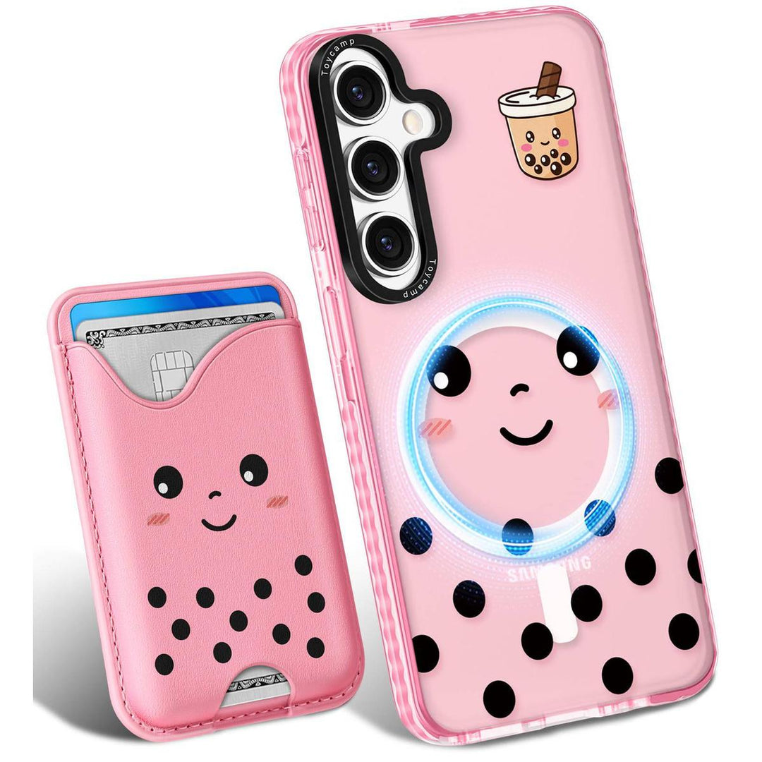 Kawaii Strawberry Galaxy S24 Ultra Wallet Case - DOKUTRONIX