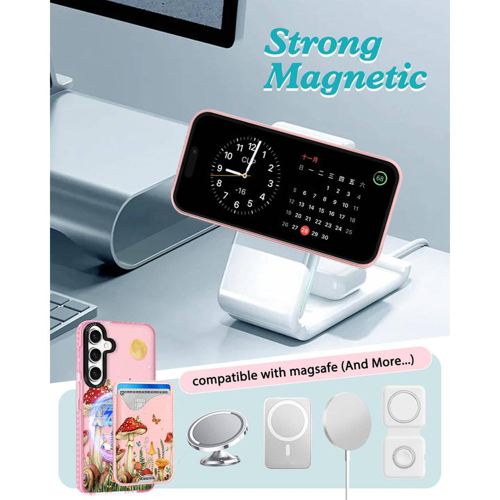 Kawaii Strawberry Galaxy S24 Ultra Wallet Case - DOKUTRONIX