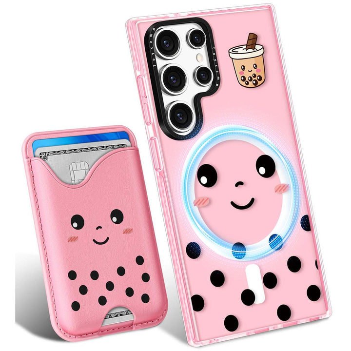 Kawaii Strawberry Galaxy S24 Ultra Wallet Case - DOKUTRONIX