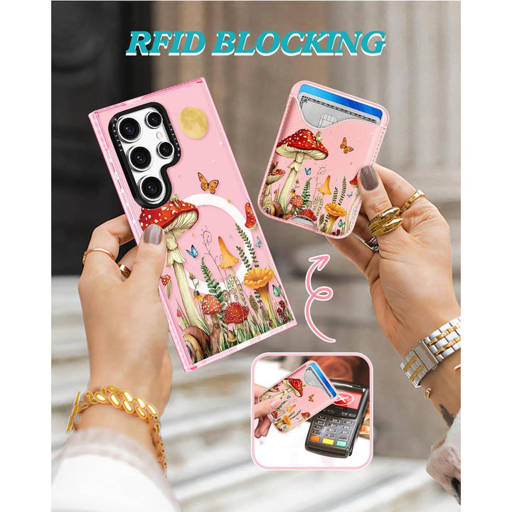 Kawaii Strawberry Galaxy S24 Ultra Wallet Case - DOKUTRONIX