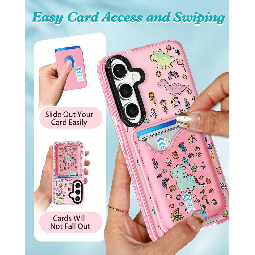 Kawaii Strawberry Galaxy S24 Ultra Wallet Case - DOKUTRONIX