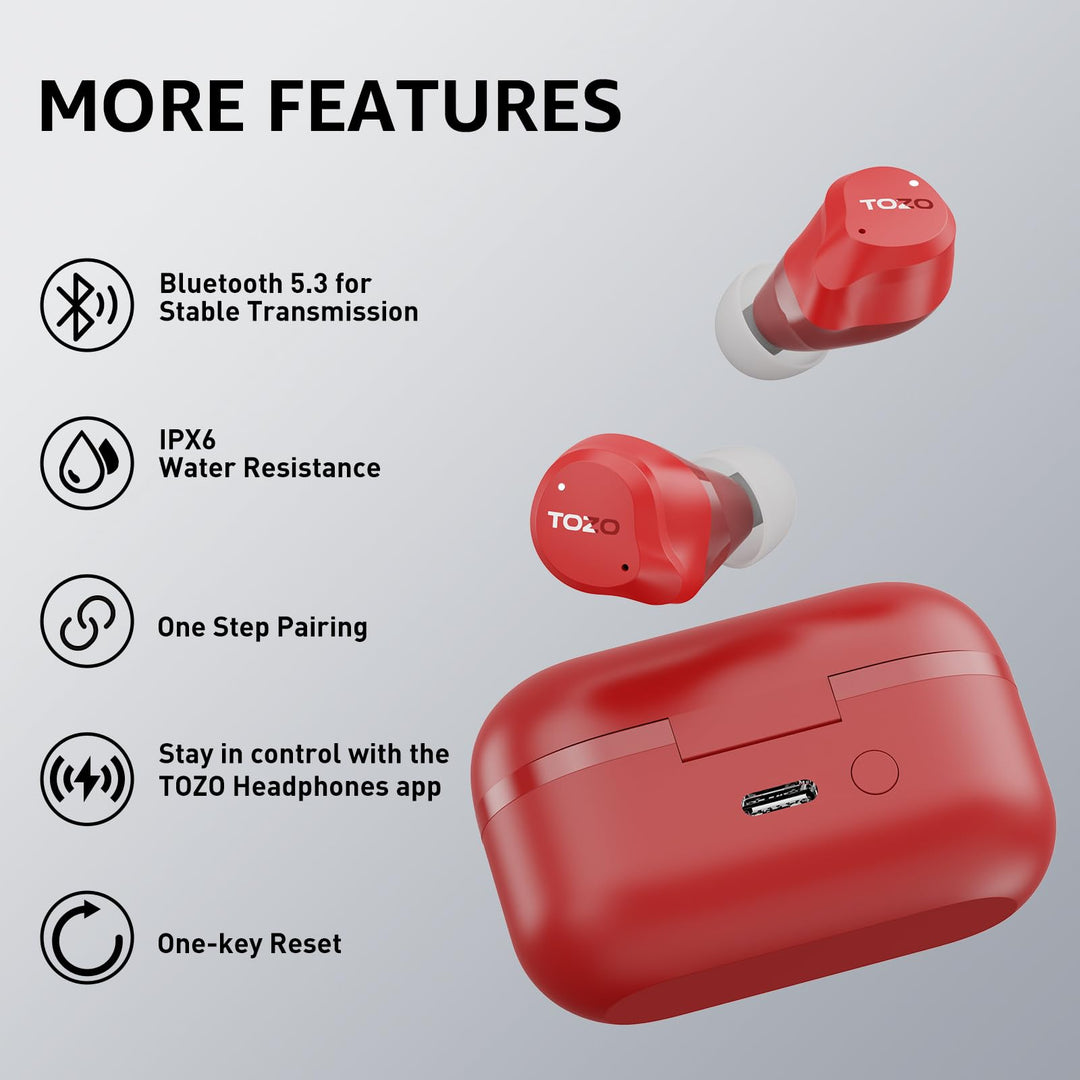 TOZO Hybrid ANC Earbuds - DOKUTRONIX