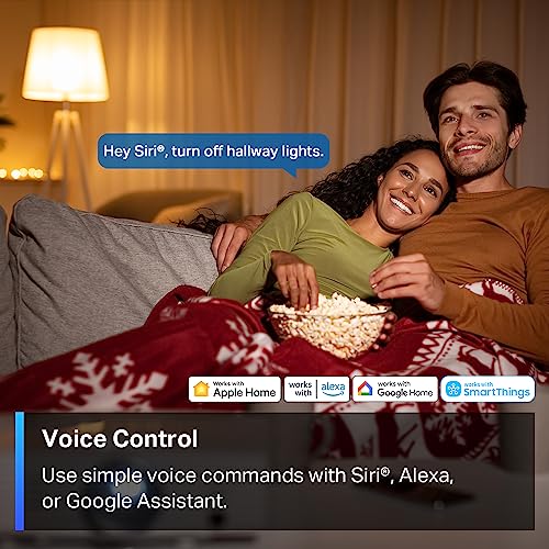 TP-Link Tapo Matter Smart Light Switch: Voice Control w/Siri, Alexa & Google Home | UL Certified | Timer & Schedule | Easy Guided Install | Neutral Wire Required | Single Pole | Tapo S505(2-Pack) - DOKUTRONIX
