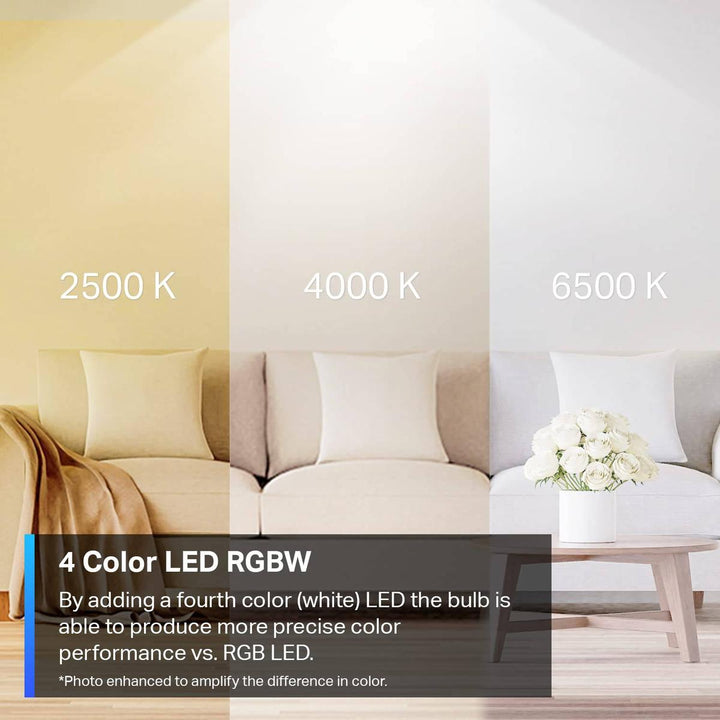 Tapo RGB Smart Bulbs 4-Pack - DOKUTRONIX