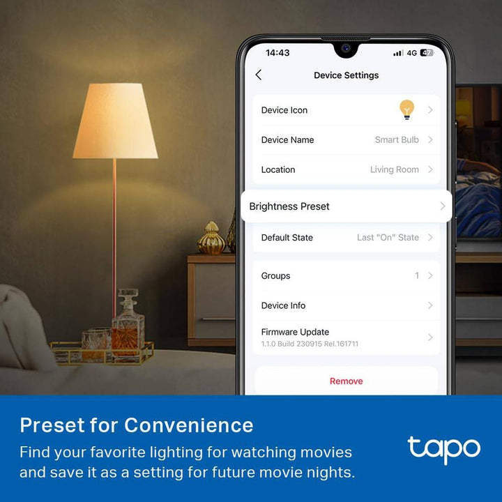 Tapo RGB Smart Bulbs 4-Pack - DOKUTRONIX