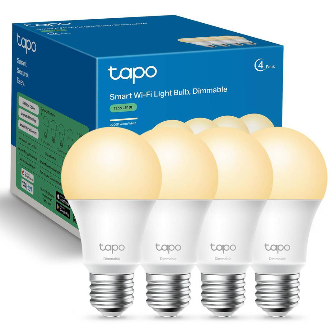 Tapo RGB Smart Bulbs 4-Pack - DOKUTRONIX
