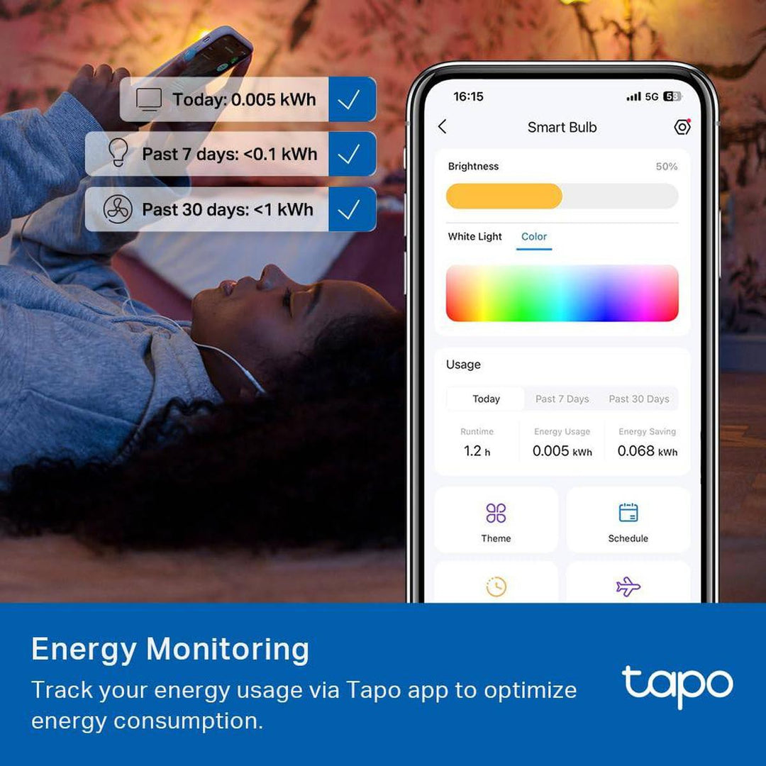 Tapo RGB Smart Bulbs 4-Pack - DOKUTRONIX