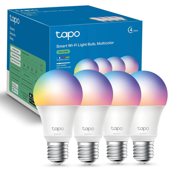 Tapo RGB Smart Bulbs 4-Pack - DOKUTRONIX