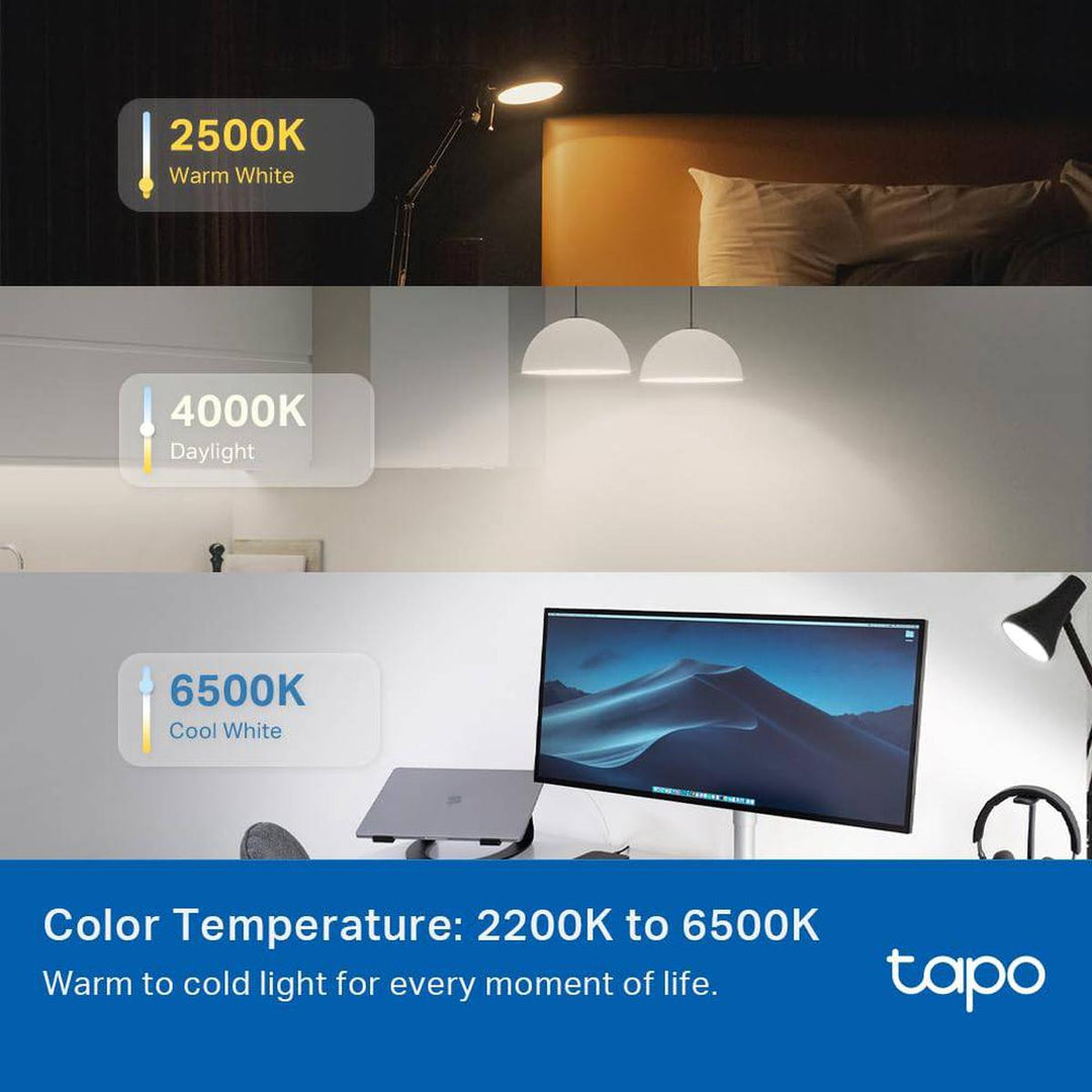 Tapo RGB Smart Bulbs 4-Pack - DOKUTRONIX