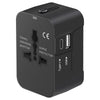 Universal Travel Adapter with USB-C, All-in-One Charger for US/EU/UK