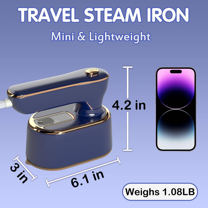 Mini SteamPro - Portable Travel Iron - DOKUTRONIX