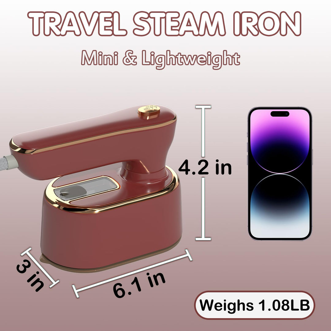 Mini SteamPro - Portable Travel Iron - DOKUTRONIX