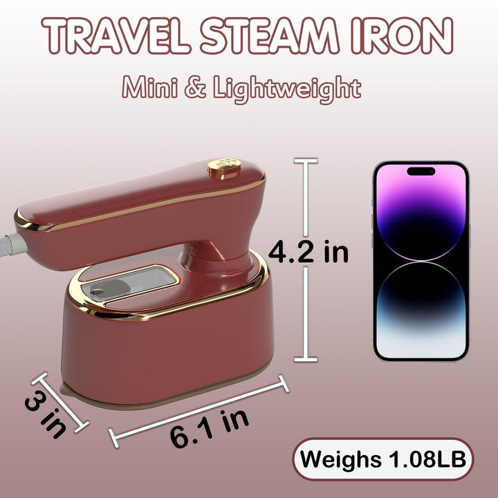 Mini SteamPro - Portable Travel Iron - DOKUTRONIX