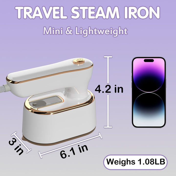 Mini SteamPro - Portable Travel Iron - DOKUTRONIX