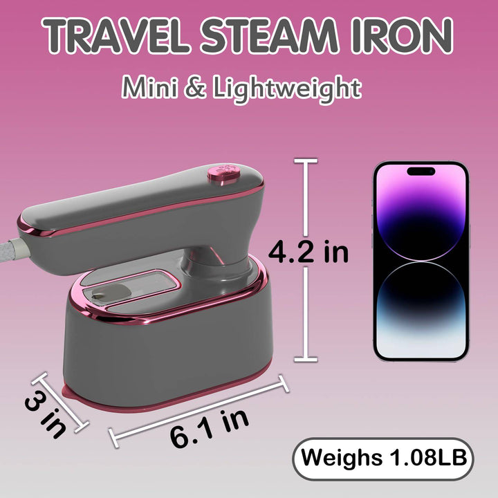 Mini SteamPro - Portable Travel Iron - DOKUTRONIX