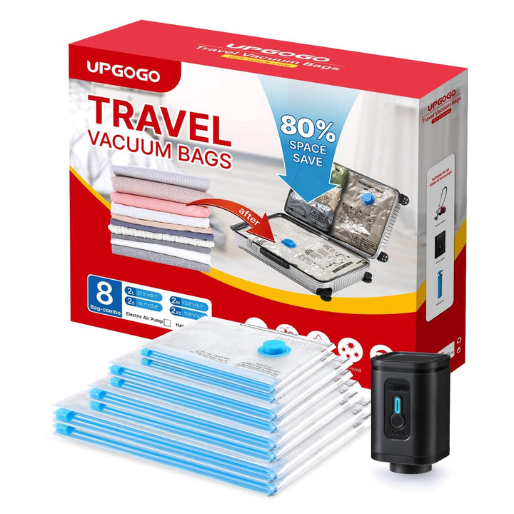 PackTight Travel Vacuum Bags - 6 Space Saver Set - DOKUTRONIX