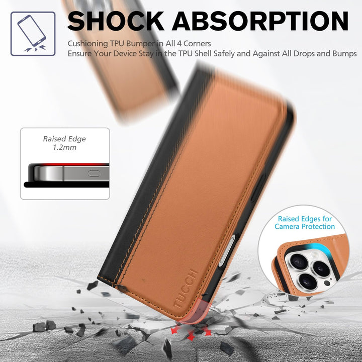 TUCCH iPhone 16 Pro Wallet Case - DOKUTRONIX