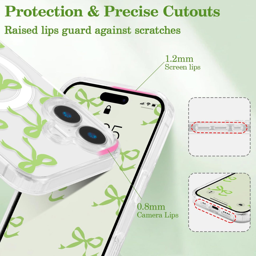 MagSlim Bow Case for iPhone 16 - Green - DOKUTRONIX