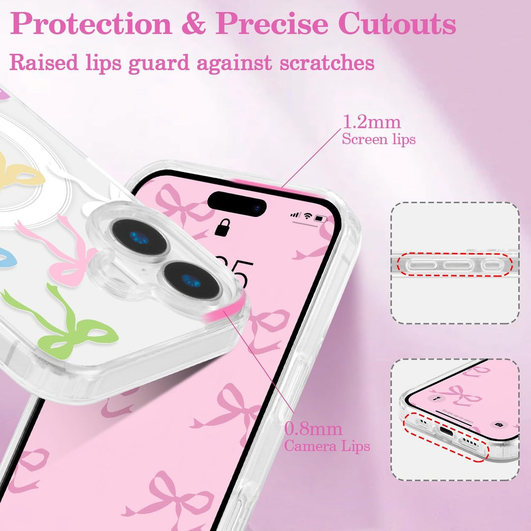 Spring Chic MagSafe iPhone 16 Bow Case - DOKUTRONIX