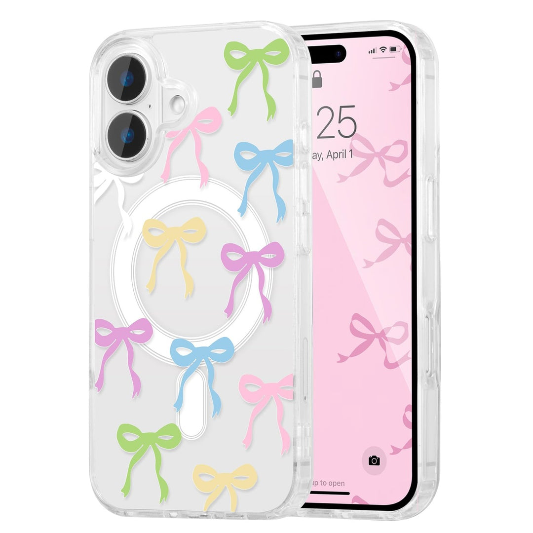 Spring Chic MagSafe iPhone 16 Bow Case - DOKUTRONIX