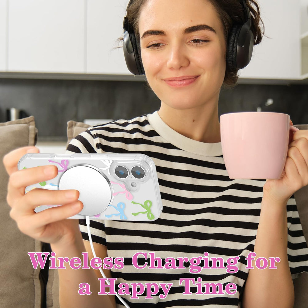 Spring Chic MagSafe iPhone 16 Bow Case - DOKUTRONIX