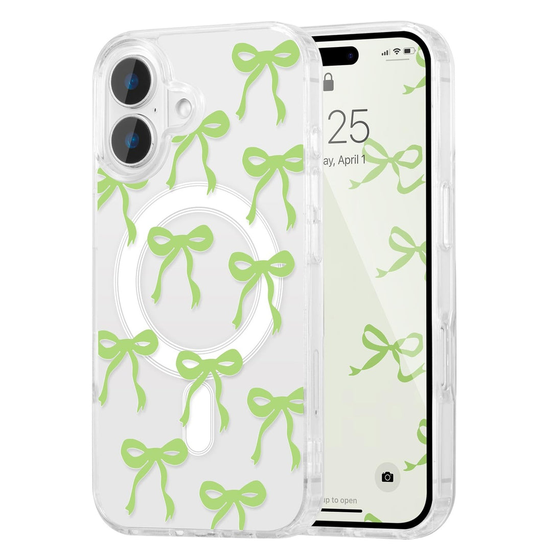 MagSlim Bow Case for iPhone 16 - Green - DOKUTRONIX