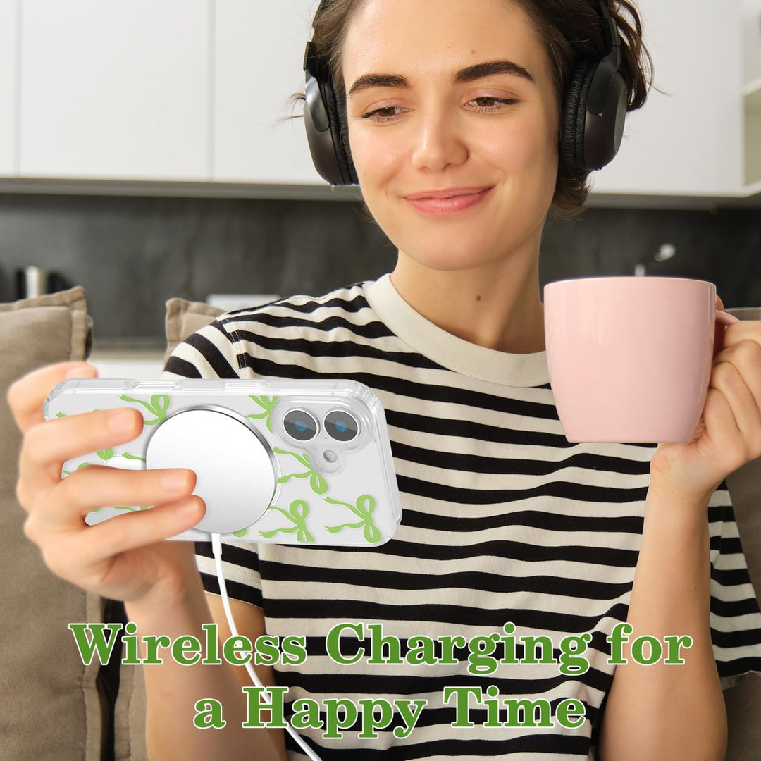 MagSlim Bow Case for iPhone 16 - Green - DOKUTRONIX