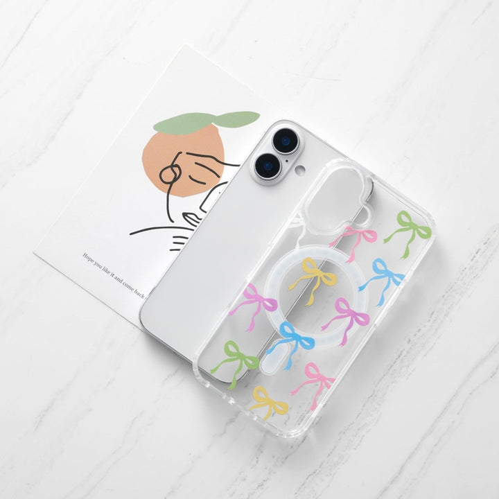 Spring Chic MagSafe iPhone 16 Bow Case - DOKUTRONIX