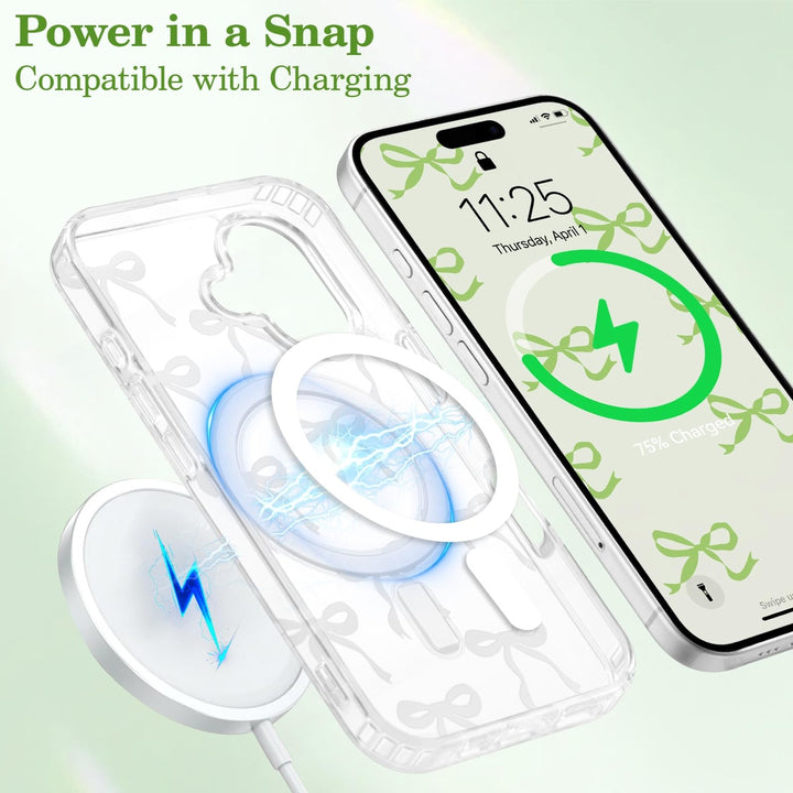 MagSlim Bow Case for iPhone 16 - Green - DOKUTRONIX