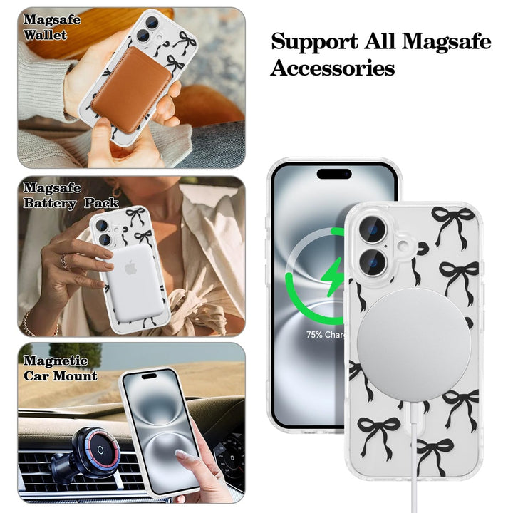 Magnetic Ribbon iPhone 16 Case - Slim & Shockproof - DOKUTRONIX