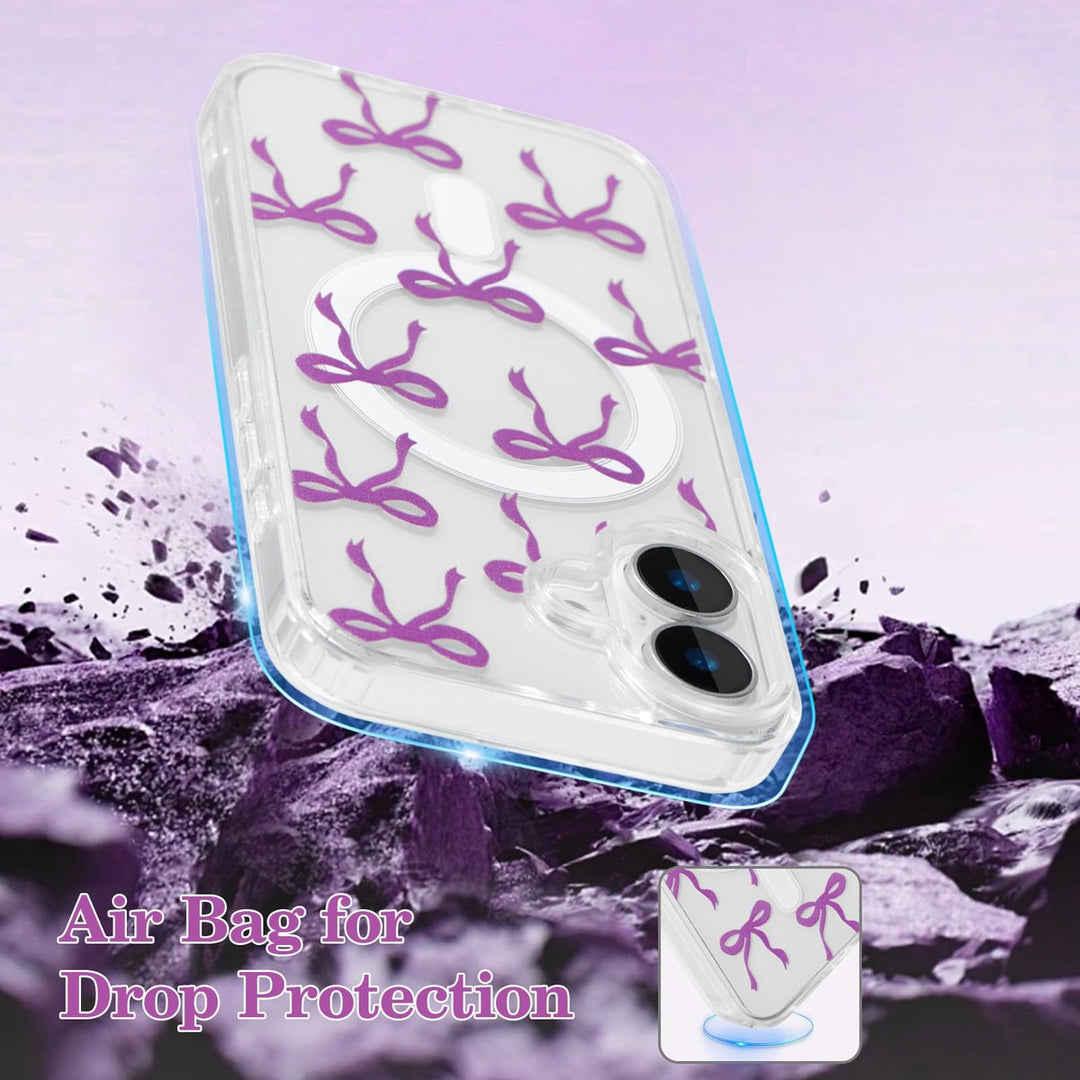 MagSafe Bow Case for iPhone 16 - Purple Shine - DOKUTRONIX