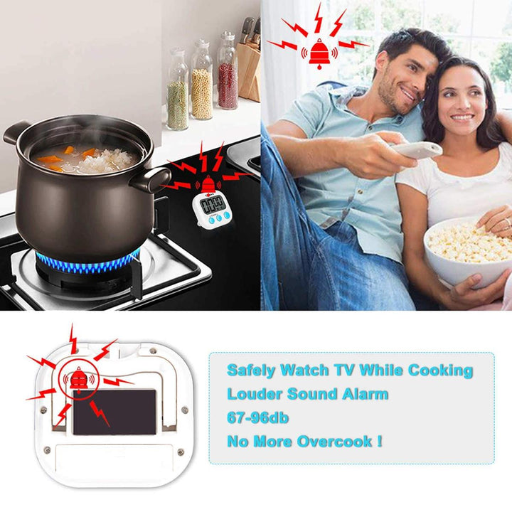 Uigos Big Digit Timer Set II - Loud & Magnetic - DOKUTRONIX