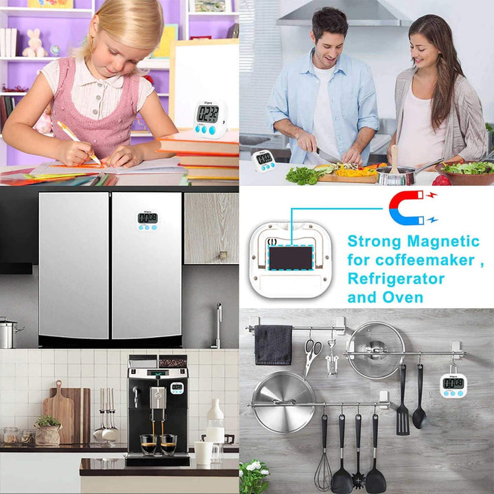 Uigos Big Digit Timer Set II - Loud & Magnetic - DOKUTRONIX