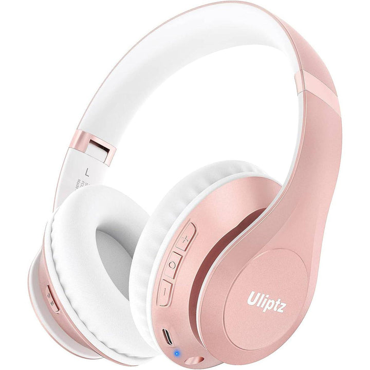 Uliptz Rose Gold Wireless Headphones - DOKUTRONIX