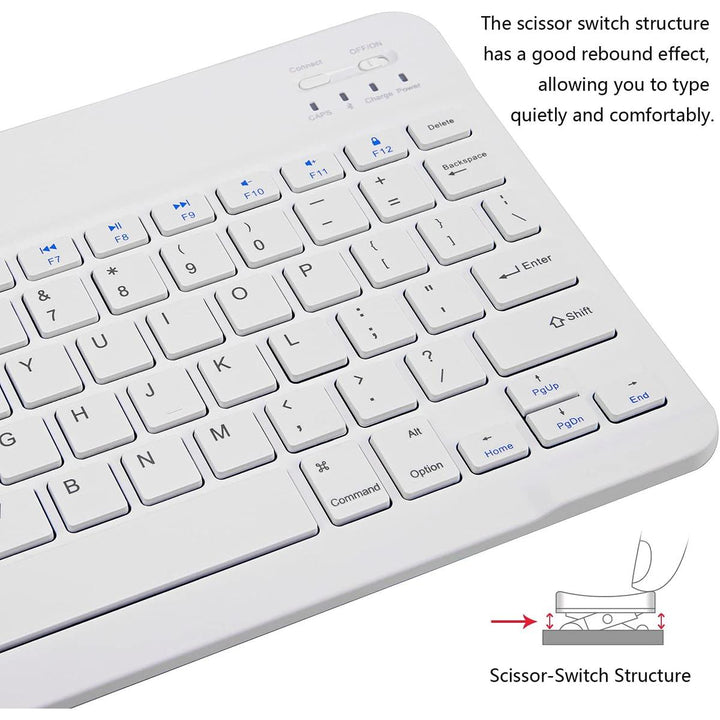 Ultra-Slim Bluetooth Keyboard for iPad & iPhone - DOKUTRONIX