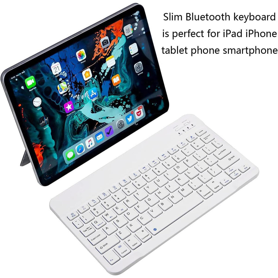 Ultra-Slim Bluetooth Keyboard for iPad & iPhone - DOKUTRONIX