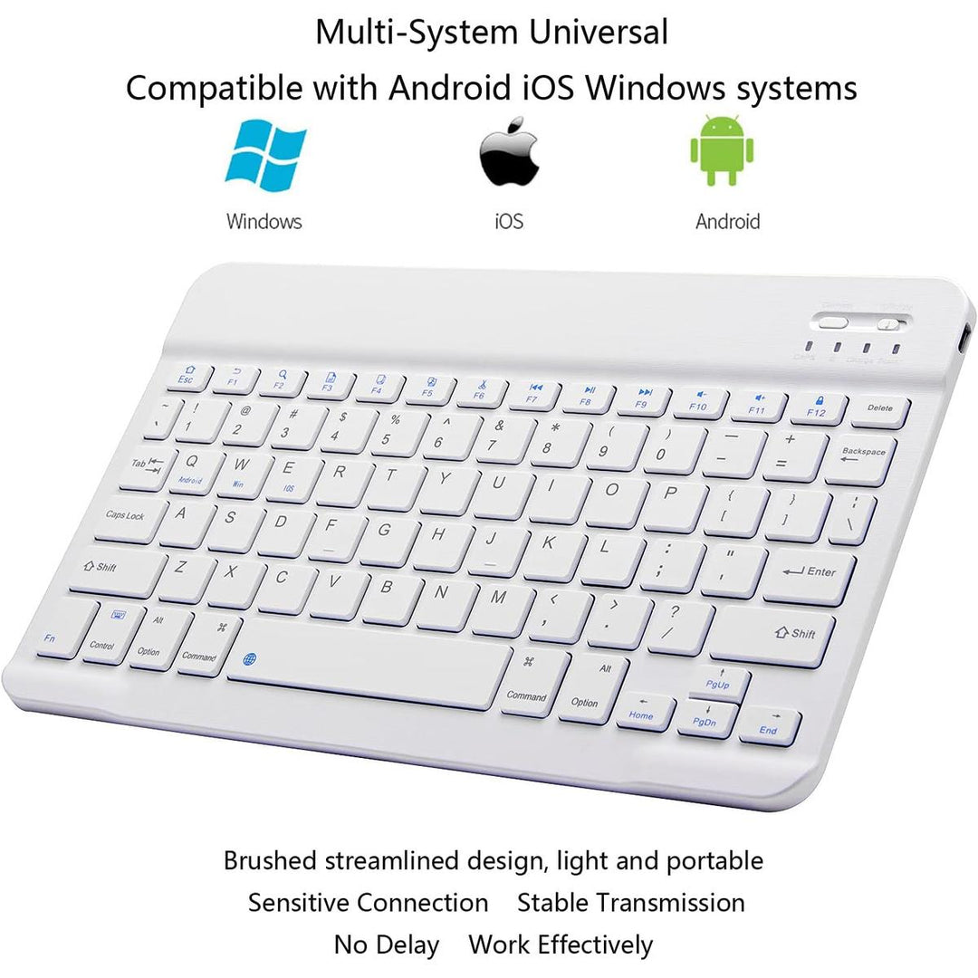 Ultra-Slim Bluetooth Keyboard for iPad & iPhone - DOKUTRONIX