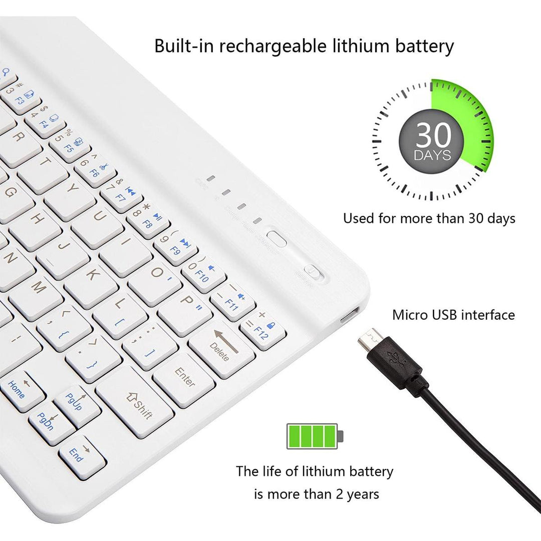 Ultra-Slim Bluetooth Keyboard for iPad & iPhone - DOKUTRONIX