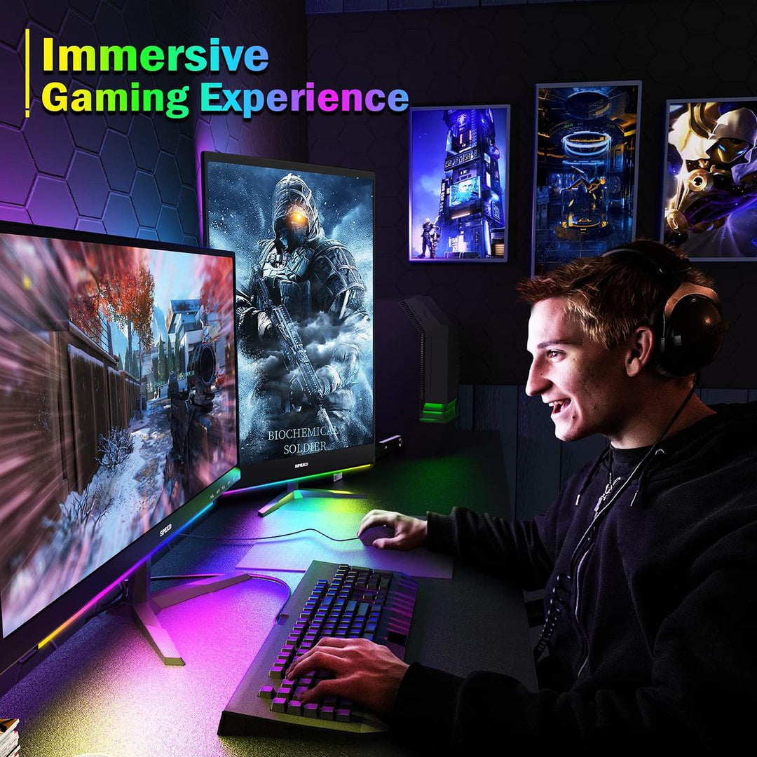 RGB GlowBar Pro - Remote-Controlled Desk Light - DOKUTRONIX