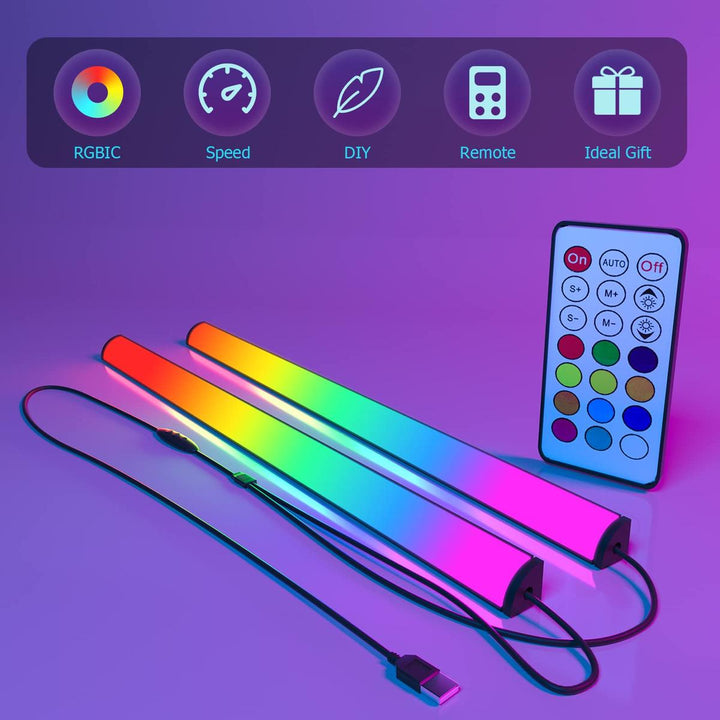 RGB GlowBar Pro - Remote-Controlled Desk Light - DOKUTRONIX