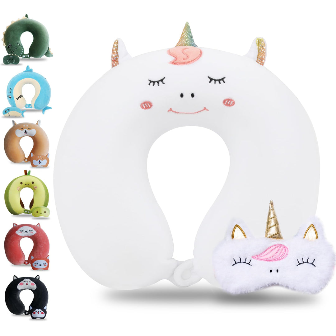 Unicorn Dream Pillow & Mask Set for Kids - DOKUTRONIX