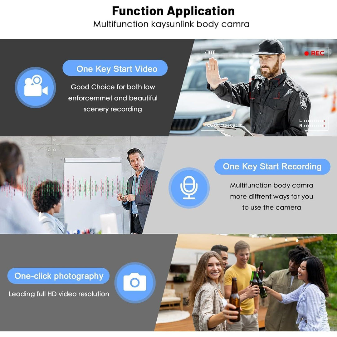 NightVision HD Body Cam - DOKUTRONIX