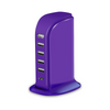 Upoy 6-Port USB Charger - Purple