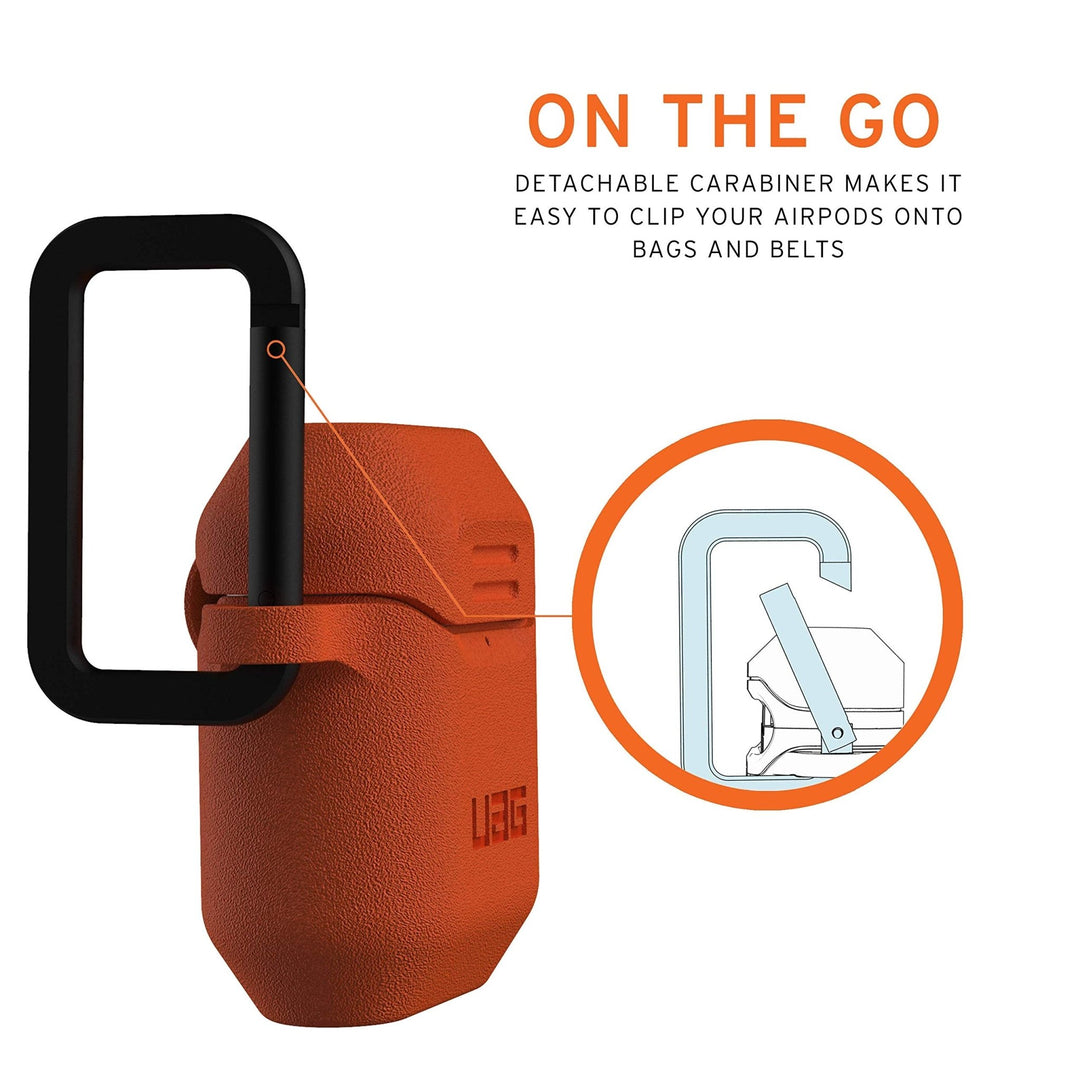 UAG AirPods Case with Carabiner - Mallard - DOKUTRONIX