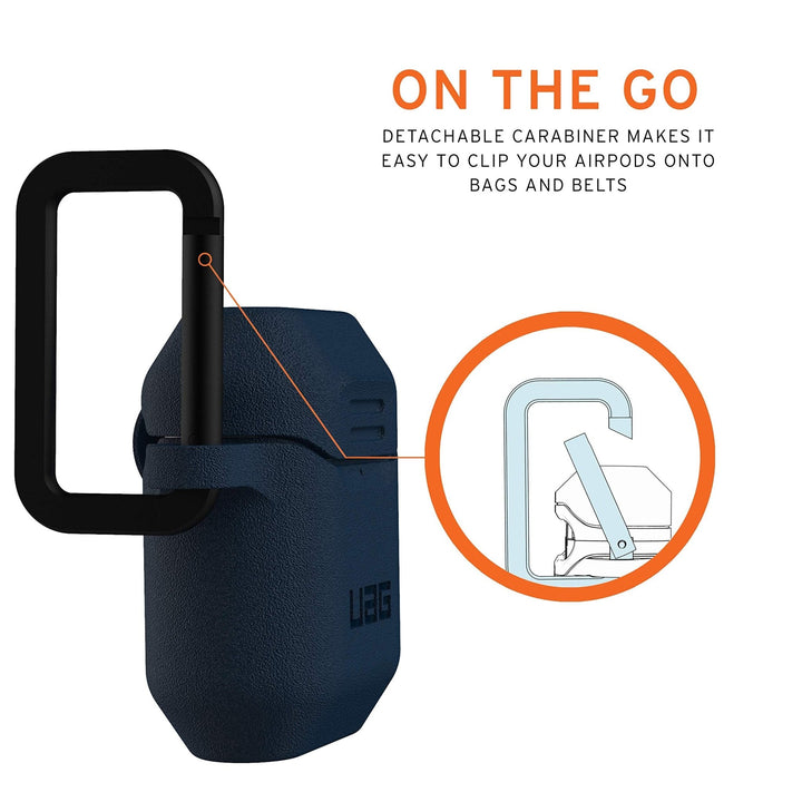 UAG AirPods Case with Carabiner - Mallard - DOKUTRONIX