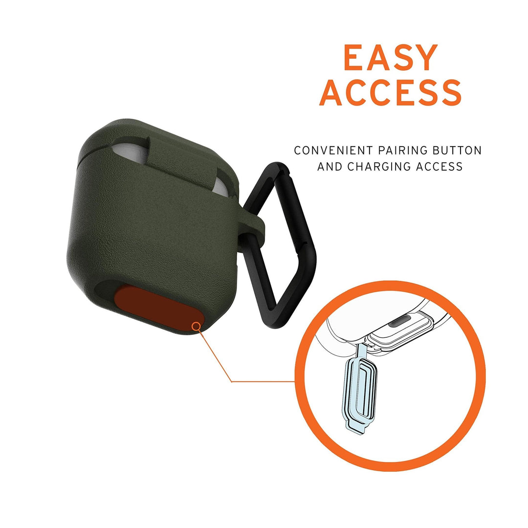 UAG AirPods Case with Carabiner - Mallard - DOKUTRONIX